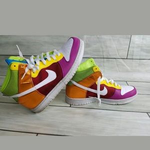 nike dunk high rainbow